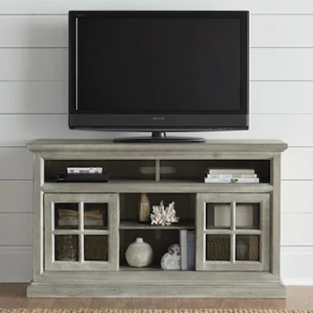 54" Entertainment Console with Wire Management 